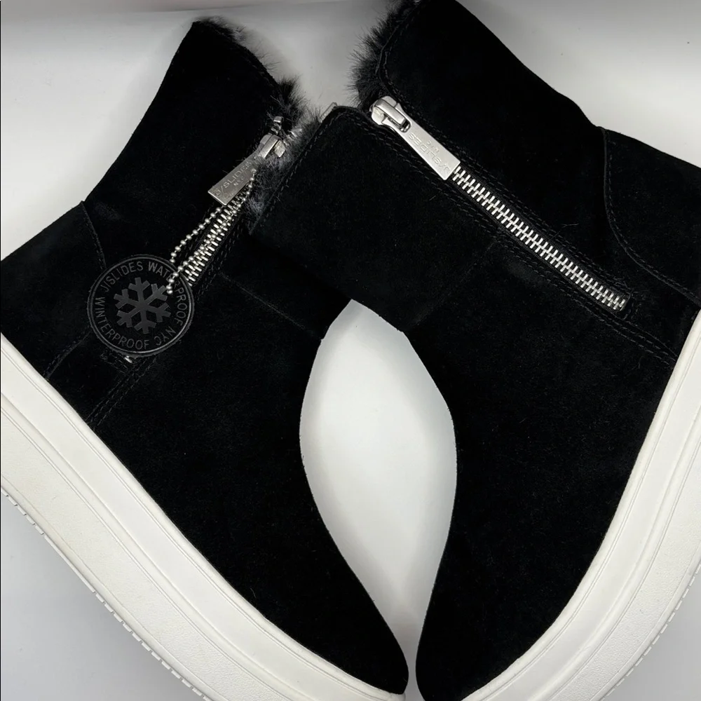 J/SLIDES Tristan Boot Waterproof Platform Booties - Size 6